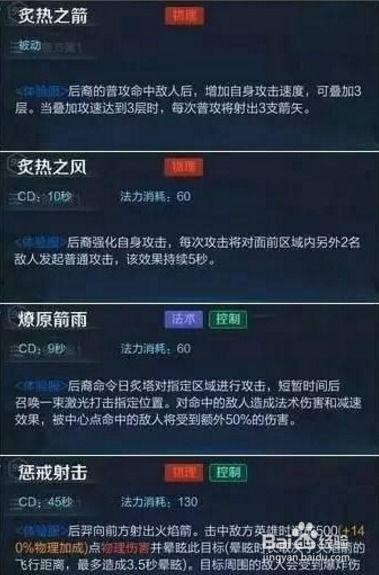 后羿技能爆料表最新,箭雨连珠,射日英雄再展神威 第3张 后羿技能爆料表最新,箭雨连珠,射日英雄再展神威 第3张